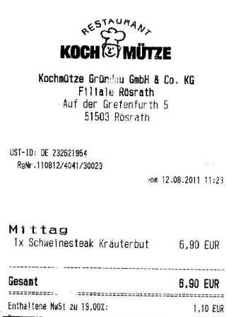 igak Hffner Kochmtze Restaurant